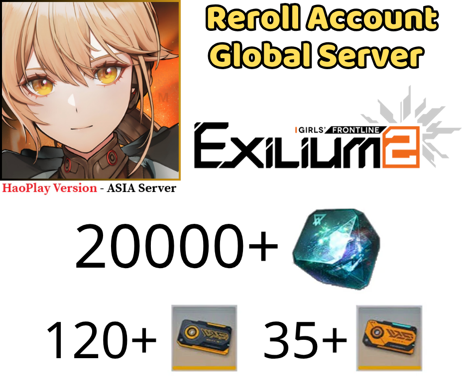 [HaoPlay - ASIA Server] 20000+ Collapse Piece GIRLS' FRONTLINE 2 Reroll